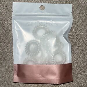 Gimme Beauty 10 Pack Clear Spiral Hair Coils.